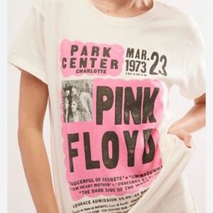 Daydreamer Cream and Pink Graphic Tee